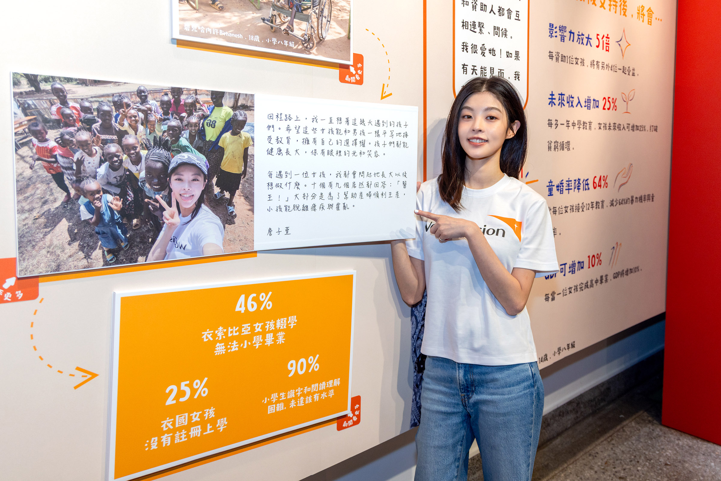 詹子萱走入非洲見證生命震撼 資助1000女孩故事展登場! 封面照片